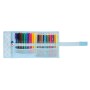 Pochette crayons Glow Lab Cisnes Enveloppante Bleu 7 x 20 x 7 cm (27 Pièces)