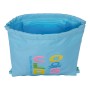 Bolsa Mochila con Cuerdas Benetton Spring Azul cielo 35 x 40 x 1 cm