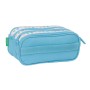 Trousse Fourre-Tout Triple Benetton Spring Bleu ciel 21,5 x 10 x 8 cm