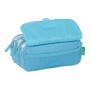 Trousse Fourre-Tout Triple Benetton Spring Bleu ciel 21,5 x 10 x 8 cm