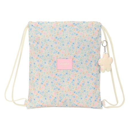 Sac à dos serré par des ficelles BlackFit8 Blossom Multicouleur 35 x 40 x 1 cm