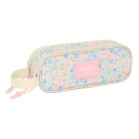 Trousse Fourre-Tout Double BlackFit8 Blossom Multicouleur 21 x 8 x 6 cm