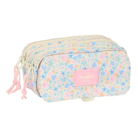 Trousse Fourre-Tout Triple BlackFit8 Blossom Multicouleur 21,5 x 10 x 8 cm