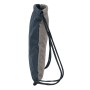 Bolsa Mochila con Cuerdas Kappa Dark navy Gris Azul marino 35 x 40 x 1 cm