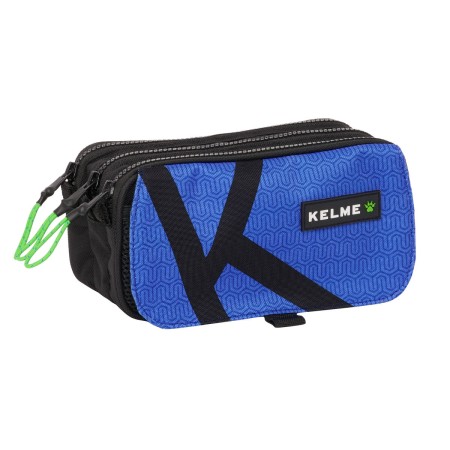 Portatodo Triple Kelme Royal Azul Negro 21,5 x 10 x 8 cm