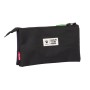 Trousse Fourre-Tout Triple Kelme Royal Bleu Noir 22 x 12 x 3 cm