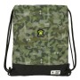 Bolsa Mochila con Cuerdas Kelme Travel Negro Verde 35 x 40 x 1 cm