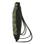 Bolsa Mochila con Cuerdas Kelme Travel Negro Verde 35 x 40 x 1 cm