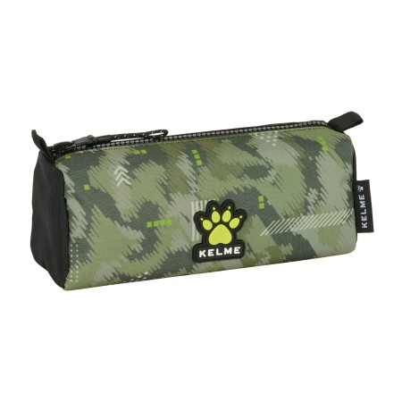 Trousse d'écolier Kelme Travel Noir Vert 21 x 8 x 7 cm