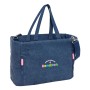 Bolso Benetton Denim Azul 40 x 31 x 17 cm