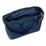 Bolso Benetton Denim Azul 40 x 31 x 17 cm