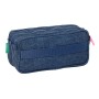 Portatodo Triple Benetton Denim Azul 21,5 x 10 x 8 cm