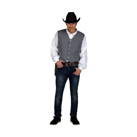 Déguisement pour Adultes My Other Me Gris Cow-boy Taille M/L Gilet
