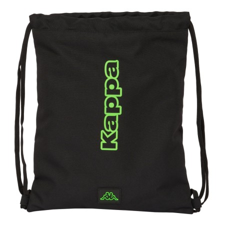 Bolsa Mochila con Cuerdas Kappa Black Negro 35 x 40 x 1 cm