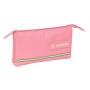 Trousse Fourre-Tout Triple El Ganso Marsala Rose 22 x 12 x 3 cm