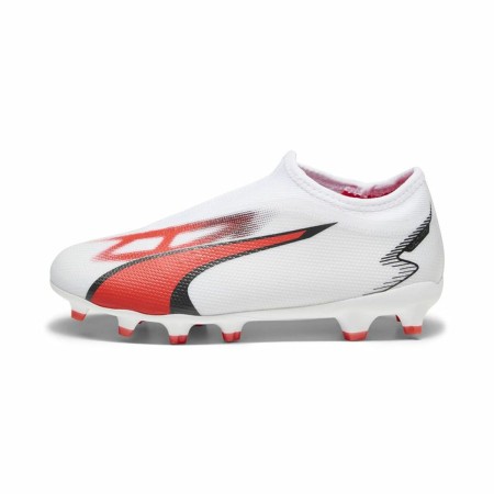 Botas de Fútbol para Niños Puma Ultra Match Ll Rojo/Blanco