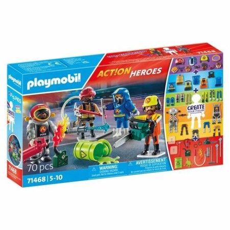 Playset Playmobil 71468 Action Heroes Plástico
