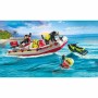 Playset Playmobil Action Heroes - Fireboat and Water Scooter 71464 52 Pièces