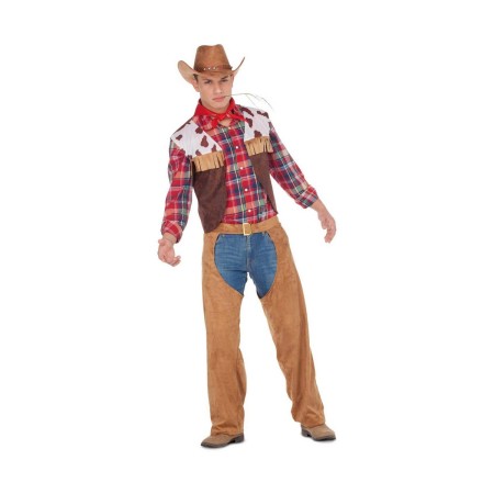 Déguisement pour Adultes My Other Me Cow-boy Taille M/L Gilet Écharpe Jambières et guêtres