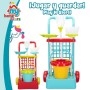 Chariot de nettoyage avec accessoires Colorbaby jouet 5 Pièces 30,5 x 55,5 x 19,5 cm (12 Unités)