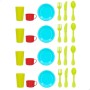 Set de jouets alimentaires Colorbaby Linge et ustensiles de cuisine 34 Pièces 33 Pièces (16 Unités)