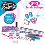 Ensemble de Beauté Cra-Z-Art Enfant Ongles Poil Corps Paillettes 4 Unités