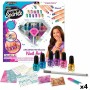 Ensemble de Beauté Cra-Z-Art Enfant métallique Arc-en-ciel Ongles 4 Unités