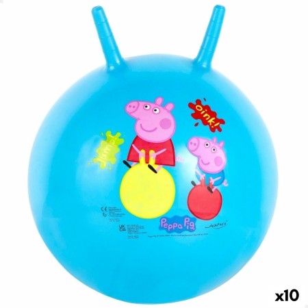 Pelota Saltarina Peppa Pig Ø 45 cm Azul (10 Unidades)