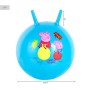 Boule à sauter Peppa Pig Ø 45 cm Bleu (10 Unités)