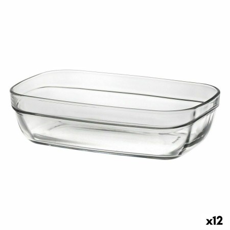 Plat à Gratin Duralex Empilable Rectangulaire 370 ml 15 x 9,5 x 4 cm (12 Unités)