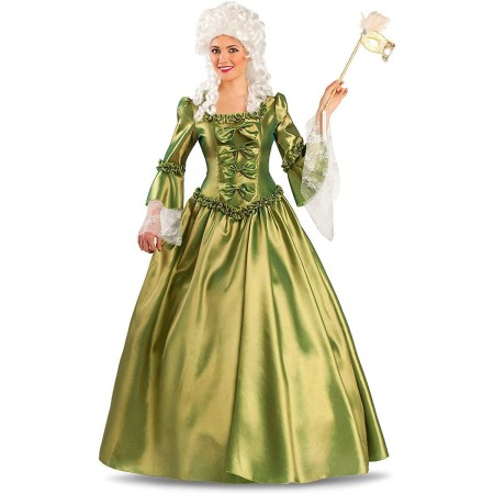 Déguisement pour Adultes My Other Me Versailles Taille M Vert Courtisane