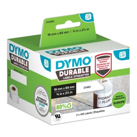 Rouleau d'Étiquettes Dymo 2112284 Blanc polypropylène