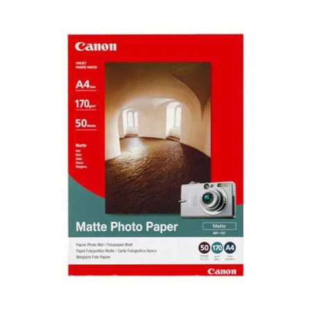 Papel Fotográfico Mate Canon MP-101 A4 (50 Unidades)