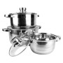 Casseroles Feel Maestro MR-2220-6L Argenté Acier 6 Pièces