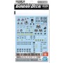 Set de pegatinas Bandai GD-136 - Mobile Suit Gundam Side Stories Multiuse