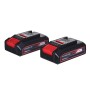 Batterie au lithium rechargeable Einhell 4511524 2,5 Ah 18 V (2 Unités)