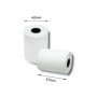 Rollo Papel Térmico Qoltec 51899 10 Unidades Blanco 57 mm 16 m