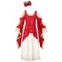 Déguisement pour Adultes Limit Costumes Rouge Taille unique Reine Médiévale