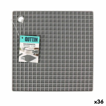 Dessous de plat Quttin Carré Silicone 17 cm (36 Unités)