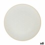 Plato Llano Santa Clara Moonlight Porcelana Ø 25,5 cm (6 Unidades)