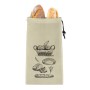 Ensemble de sacs alimentaires réutilisables Quttin Pain TNT (Non Woven) 2 Pièces 25 x 45 cm (36 Unités)