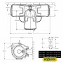 Portamanguera Hozelock Autoreel 100-000-866 20 m Plástico