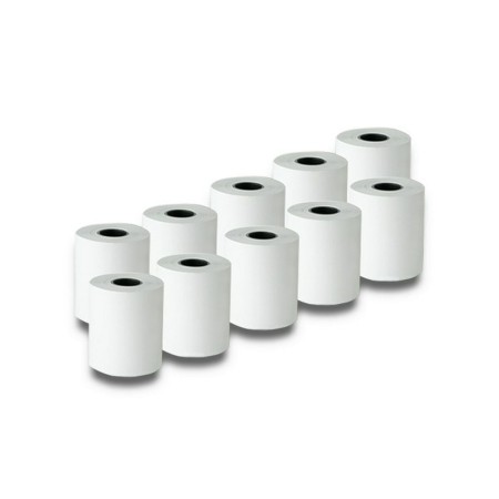 Rollo Papel Térmico Qoltec 51900 10 Unidades 57 mm Blanco 27 m