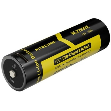 Batterie rechargeable Nitecore NT-NL2150RX 5000 mAh 3,6 V 21700