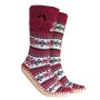 Chaussettes Glovii GQ5L Chauffé Bordeaux