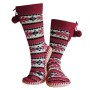 Chaussettes Glovii GQ5L Chauffé Bordeaux