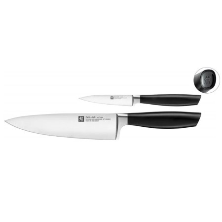 Ensemble de Couteaux Zwilling 33760-002-0 2 Pièces Noir Acier inoxydable 20 cm 10 cm