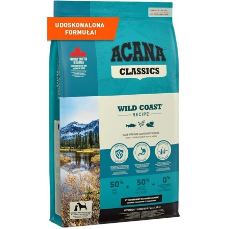 Nourriture Acana Classics Wild Coas Adulte Saumon Poisson 9,7 Kg