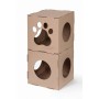 Cabane Carton+Pets Twins Bronze 36 x 36 x 36 cm