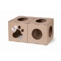 Cabane Carton+Pets Twins Bronze 36 x 36 x 36 cm